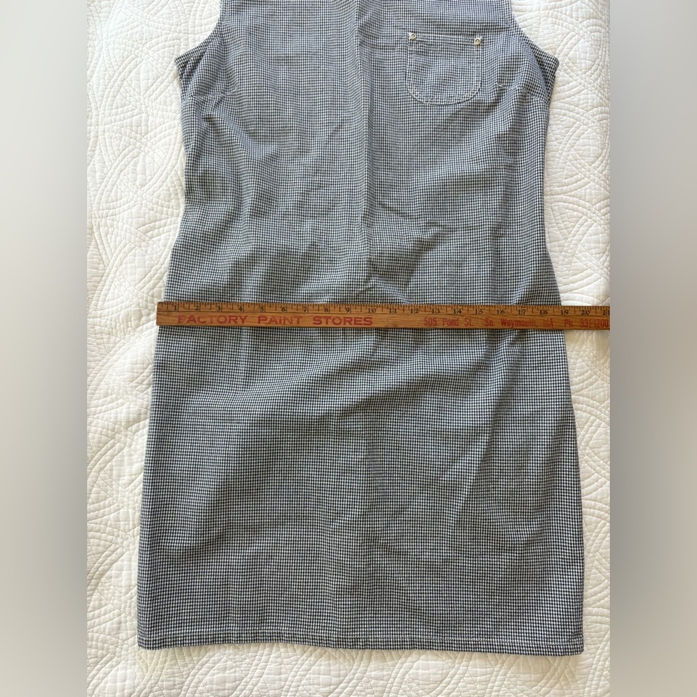 Gingham Liz Claiborne Denim Dress 12 Petite - Picture 10 of 15